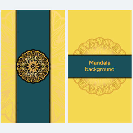 Banners with ethnic design. Vector illustrationのイラスト素材