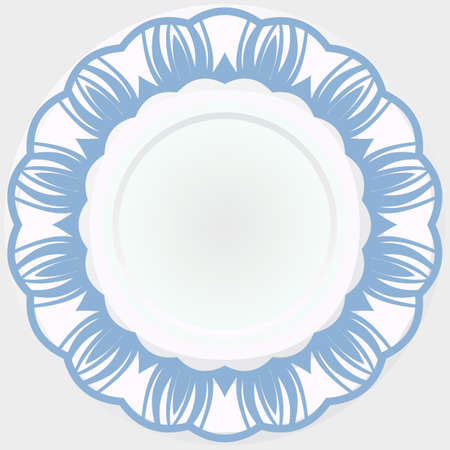 Abstract Floral rosette. Vector illustration.のイラスト素材