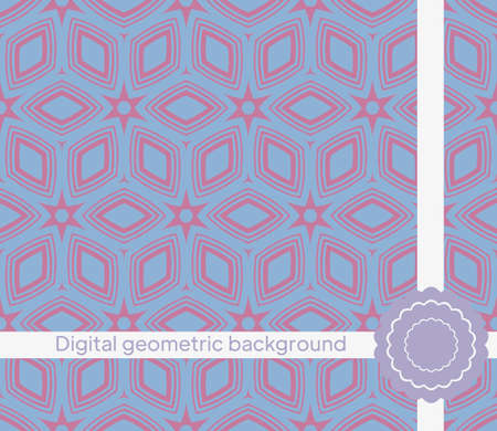 The geometric abstract pattern. Seamless vector background.のイラスト素材