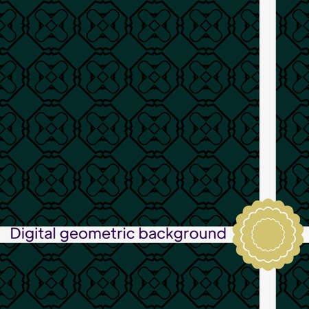 Seamless decorative pattern with arabic ornament. Vector illustrationのイラスト素材