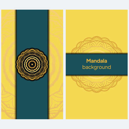 Banners with ethnic design. Vector illustrationのイラスト素材