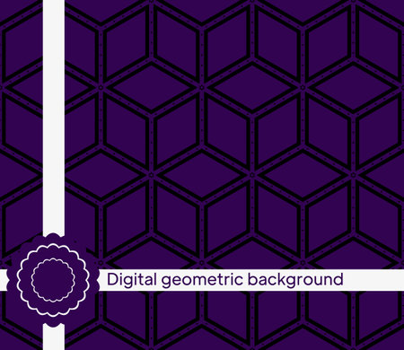 Abstract geometric pattern with lines, rhombuses, geometric shape A seamless vector background.のイラスト素材