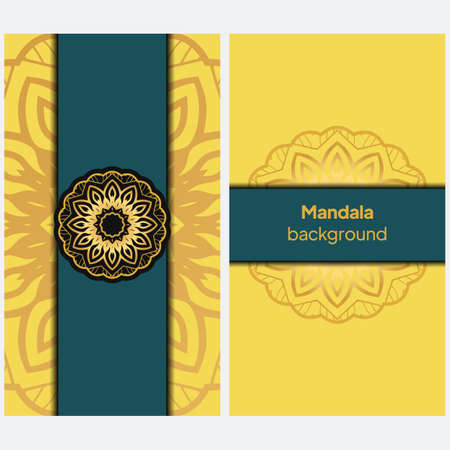Banners with ethnic design. Vector illustrationのイラスト素材