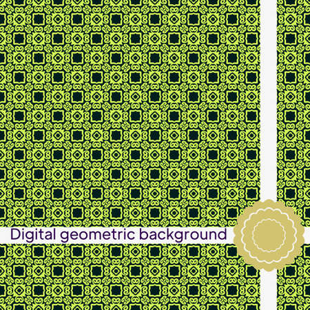 mirror seamless pattern with abstract floral and leave style. Repeating sample figure and line. For modern interiors design, wallpaper, textile industry. Vector illustrationのイラスト素材