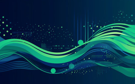 Digital abstract background. Colorful backgroundsの素材