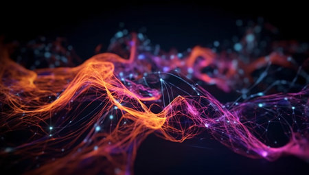 Digital abstract background. Colorful backgroundsの素材