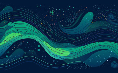 Digital abstract background. Colorful backgroundsの素材