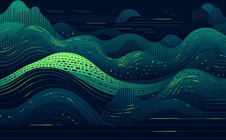 Digital abstract background. Colorful backgroundsの素材
