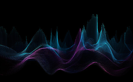 Digital abstract background. Colorful backgroundsの素材
