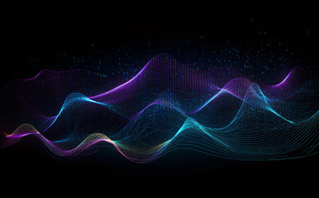 Digital abstract background. Colorful backgroundsの素材