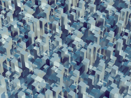 Abstract pattern of big cities, megalopolisの写真素材