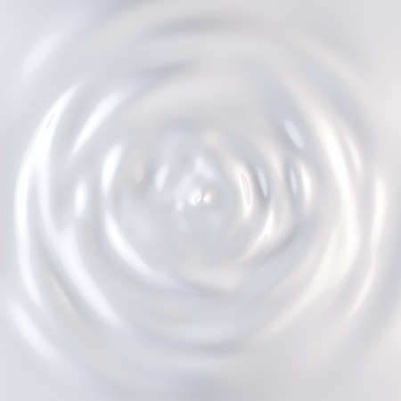 Cosmetic cream surface from above 3d illustrationの写真素材