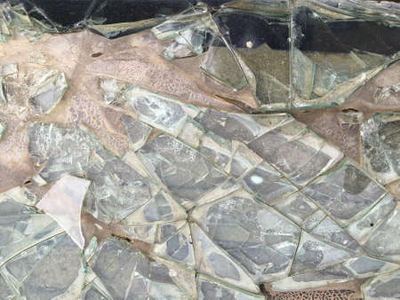 Broken glass abstract structure
