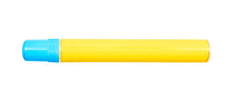Yellow felt tip markerの写真素材