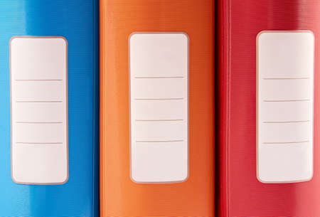 Colorful office folders