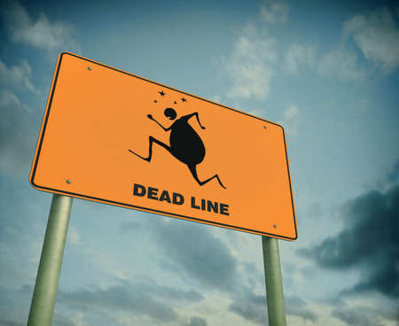 Metting a Deadline. Planning, Paperwork, Working, Three Dimensional, Peopleの写真素材