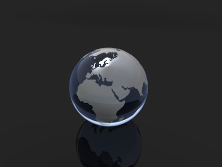 glas globeの写真素材