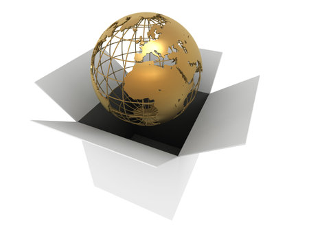 globe in a box