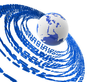 3d globeの写真素材