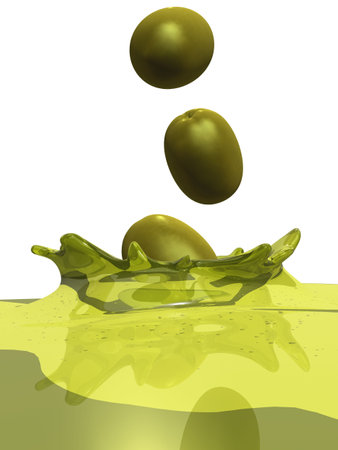 olive oilの写真素材