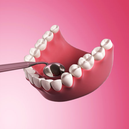 3d rendered illustration of a tooth check
