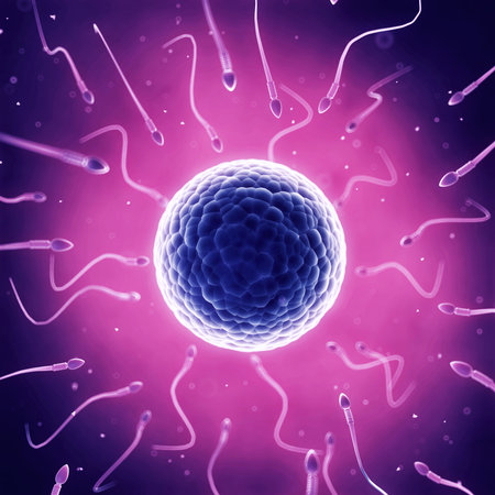 3d rendered illustration of the fertilization