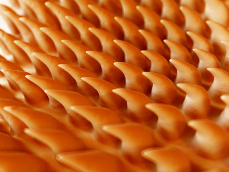 SEM style illustration of the tongue surface