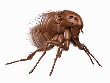 medically accurate illustration of a fleaの写真素材