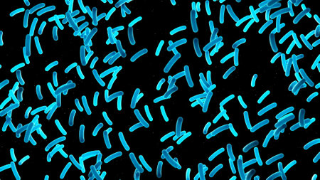 3d rendered medically accurate illustration of a lot of bacteria