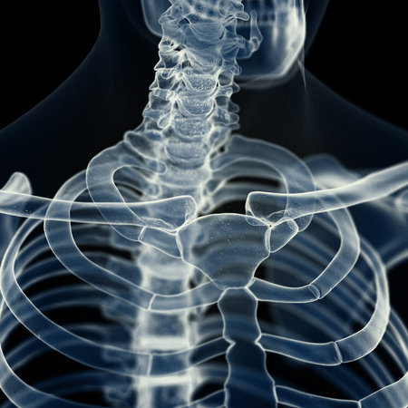 3d rendered medically accurate illustration of the clavicle