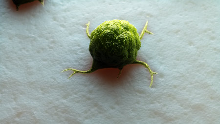 3d rendered illustration of a cancer cellの写真素材