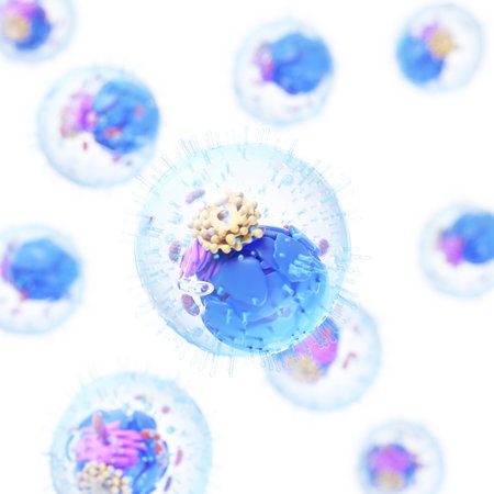 3d rendered illustration of a human cell
