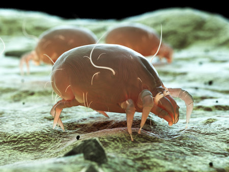 3d rendered medically accurate illustration of a dust miteの写真素材