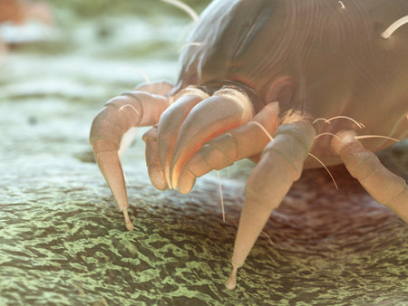 3d rendered medically accurate illustration of a dust miteの写真素材