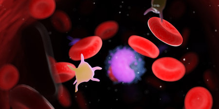 3d rendered medically accurate illustration of cellsの写真素材