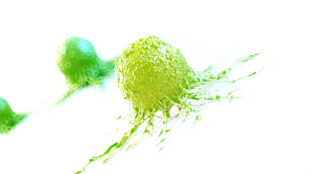 3d rendered illustration of a cancer cell