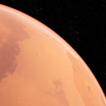3d rendered illustration of the mars