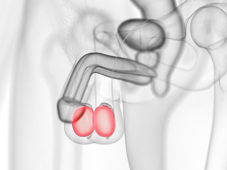 3d rendered medically accurate illustration of the testes