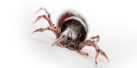 3d rendered illustration of a tick onの写真素材