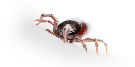 3d rendered illustration of a tick onの写真素材