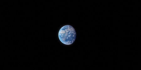 3d rendered illustration of the earth from space