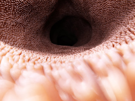 3d rendered medically accurate illustration of the intestinal villiの写真素材