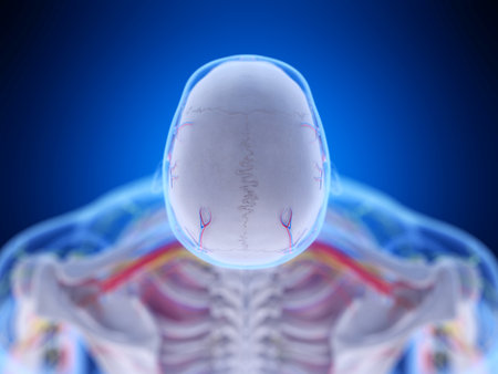 3d rendered medically accurate illustration of the head anatomy