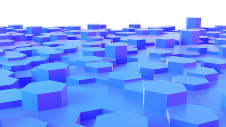 3d rendered illustration of an abstract pattern