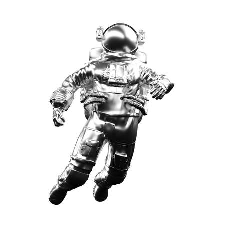 3d rendered illustration of an astronautの写真素材