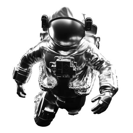3d rendered illustration of an astronautの写真素材