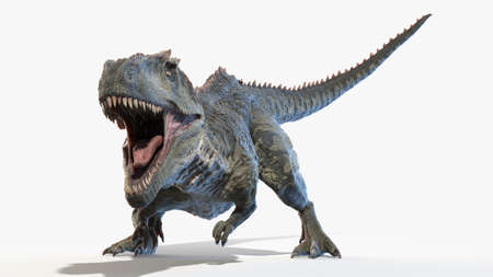 3d rendered illustration of a Giganotosaurusの写真素材