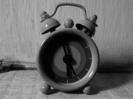 Clock with wall background