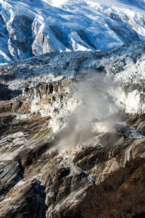White snow mountains peakの写真素材