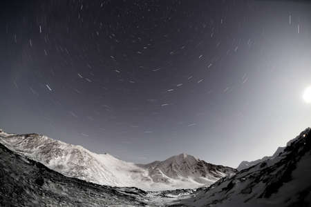 Arctic night sky
